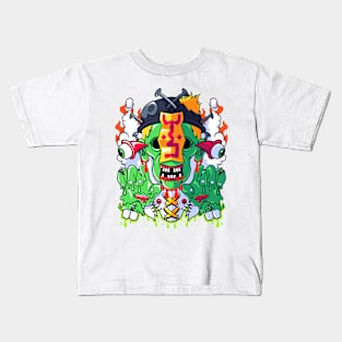 The zombie head Kids T-Shirt